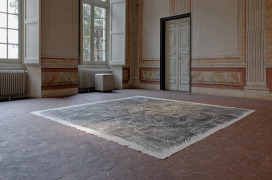 Frottage in einem Palazzo in Genua  | Foto Florian Luthi | Sadhyo Niederberger