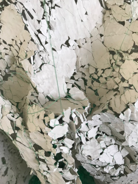 Detail, Gips und Faden  | Foto Sadhyo Niederberger | Sadhyo Niederberger